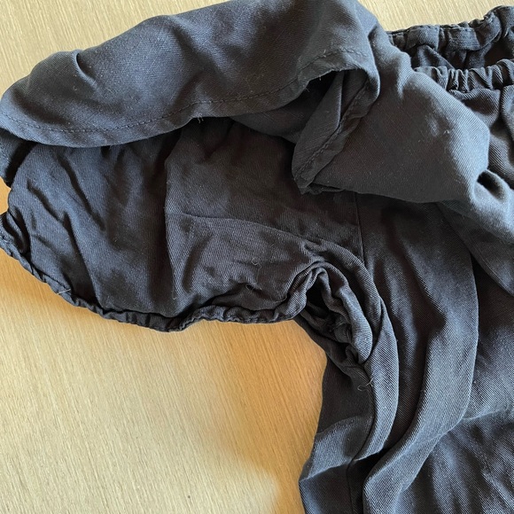 Zara Faded Black Off-the-Shoulder Mini Dress - Picture 5 of 8